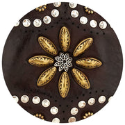 Campomaggi Siena Flower Stud Purse - Vert Militaire