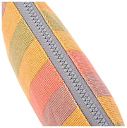 Roka Maida Vale Petite pochette en toile de coton - Rayures multiples délavées