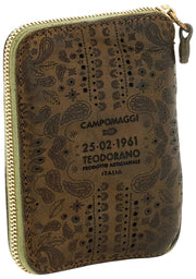 Campomaggi Floriana Laser Cashmere Purse - Vert Militaire