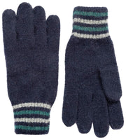 Gants en tricot côtelé Dents Salcombe - Marine