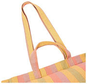 Roka Marylebone Grand sac fourre-tout surdimensionné en toile de coton - Rayures multiples délavées
