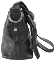 Vivienne Westwood Sac à bandoulière en cuir souple Emma - Noir