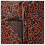 Sac à dos Roka Canfield B Medium en toile recyclée - Mini Leopard Brown