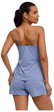 Haut de Chemise Falke Delicate Touch - Bleu Acier