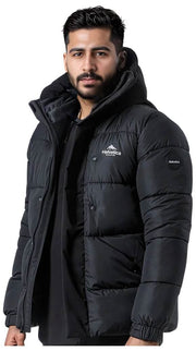 Helvetica Mountain Pioneers Parka à capuche Barnes - Noir