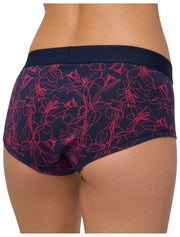 Falke Daily Comfort Print 2-Pack Hipster Brief - Rouge/Noir