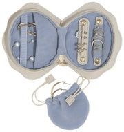 Boîte à bijoux de voyage Stackers Shell - Crème d'avoine