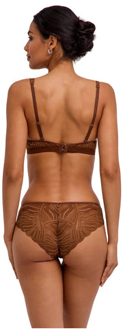 Falke Delicate Touch Triangle Bralette - Cerf Brun