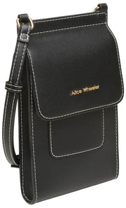 Alice Wheeler London Sac à bandoulière Sloane Phone - Noir