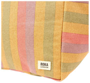 Roka Marylebone Grand sac fourre-tout surdimensionné en toile de coton - Rayures multiples délavées