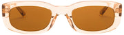 Lunettes de lecture MessyWeekend Leon Blue Light Sun - Marron/Beige Pêche