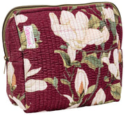 Trousse de toilette en velours Serendipity Elie Beaumont - Magnolia Bordeaux
