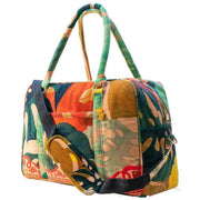 powder-exotic-leaves-luxe-weekend-bag---beigeredgreen-35503996