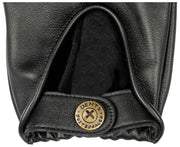 Gants de conduite en cuir Dents The Suited Racer Gripper - Noir