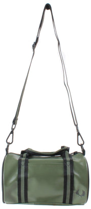 Fred Perry Classic Mini Barrel Bag - Laurel Wreath Vert/Noir