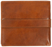 Portefeuille à deux volets Dents Itchen - Marron cognac