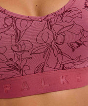 Falke Daily Comfort Print Lot de 2 brassières bustier - Rouge