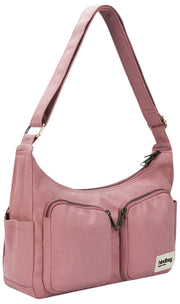 Sac à bandoulière multi-poches Hindbag Emile - Rose Blush