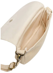 Sac à Bandoulière Hindbag Margault - Velours Beige