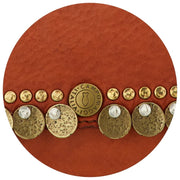 Porte-monnaie à clous Campomaggi Felloniche - Orange brique