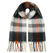 dents-plaid-check-blanket-scarf---charcoal-greychocolate-brown-34493123