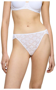 Triumph Amourette High Leg Tai Slip - Blanc