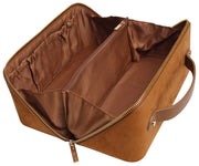 Alice Wheeler London Kensington - Valise de train en daim - Fudge Tan
