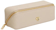 Petite valise de train de luxe Alice Wheeler London - Beige pierre