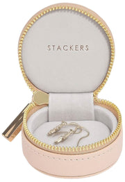 Boîte à bijoux de voyage Stackers Oyster - Blush/Or