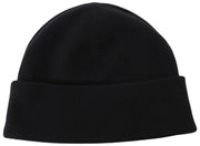 Fred Perry Bonnet Classique en Laine Mérinos - Noir/Blanc Neige