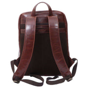 Ashwood Leather Laptop Business Rucksack - Brown