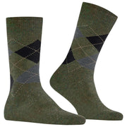 Chaussettes Burlington Dundee - Vert/Noir