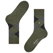 Chaussettes Burlington Dundee - Vert/Noir