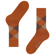 Chaussettes Burlington Edinburgh - Orange/Marron