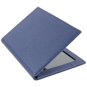 Byron and Brown Florence 2 Fold Leather Travel Frame 5x3.5 - Blue