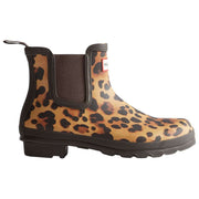 Bottes Chelsea Hunter Original Leopard - Beige/Marron Chocolat