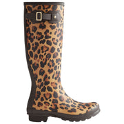 Bottes en caoutchouc Hunter Original Tall Leopard - Beige/Marron Chocolat