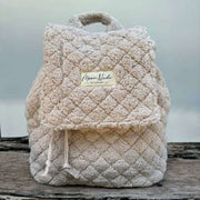 Moon Nude Teddy Flap Sac à dos - Marron/Crème