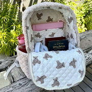 Moon Nude Teddy Grand sac à dos - Marron/Crème