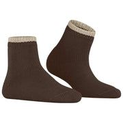 Falke Cosy Plush Slipper Chaussettes - Hérisson Marron