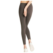 Legging sans couture en coton Falke - Gris carbone
