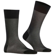Chaussettes Falke Fine Shadow - Black Mix