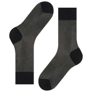 Chaussettes Falke Fine Shadow - Black Mix