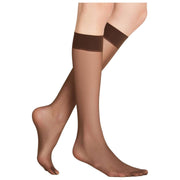 Chaussettes hautes Falke Matt Deluxe 20 deniers - Brenda Brown
