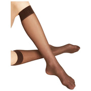 Chaussettes hautes Falke Matt Deluxe 20 deniers - Brenda Brown