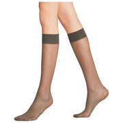 Falke Matt Deluxe 20 Denier Chaussettes Hautes - Carbon Grey