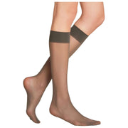 Falke Matt Deluxe 20 Denier Chaussettes Hautes - Carbon Grey