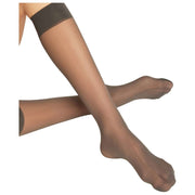 Falke Matt Deluxe 20 Denier Chaussettes Hautes - Carbon Grey