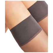 Chaussettes hautes Falke Pure Matt 20 Deniers - Gris Carbone