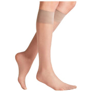 Chaussettes hautes Falke Pure Matt 20 Deniers - Taupe Brown